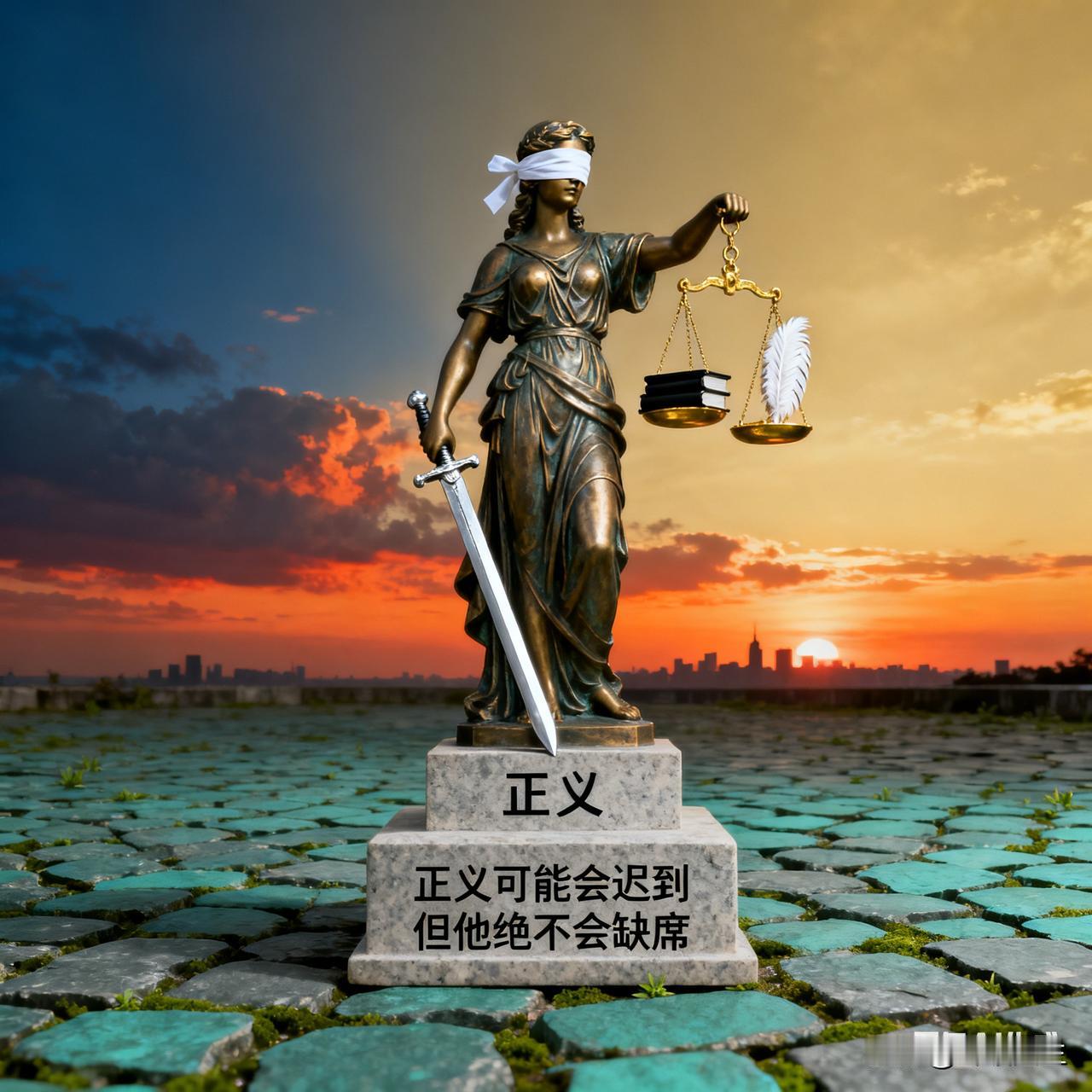 正義可能會遲到 但他絕對不會缺席