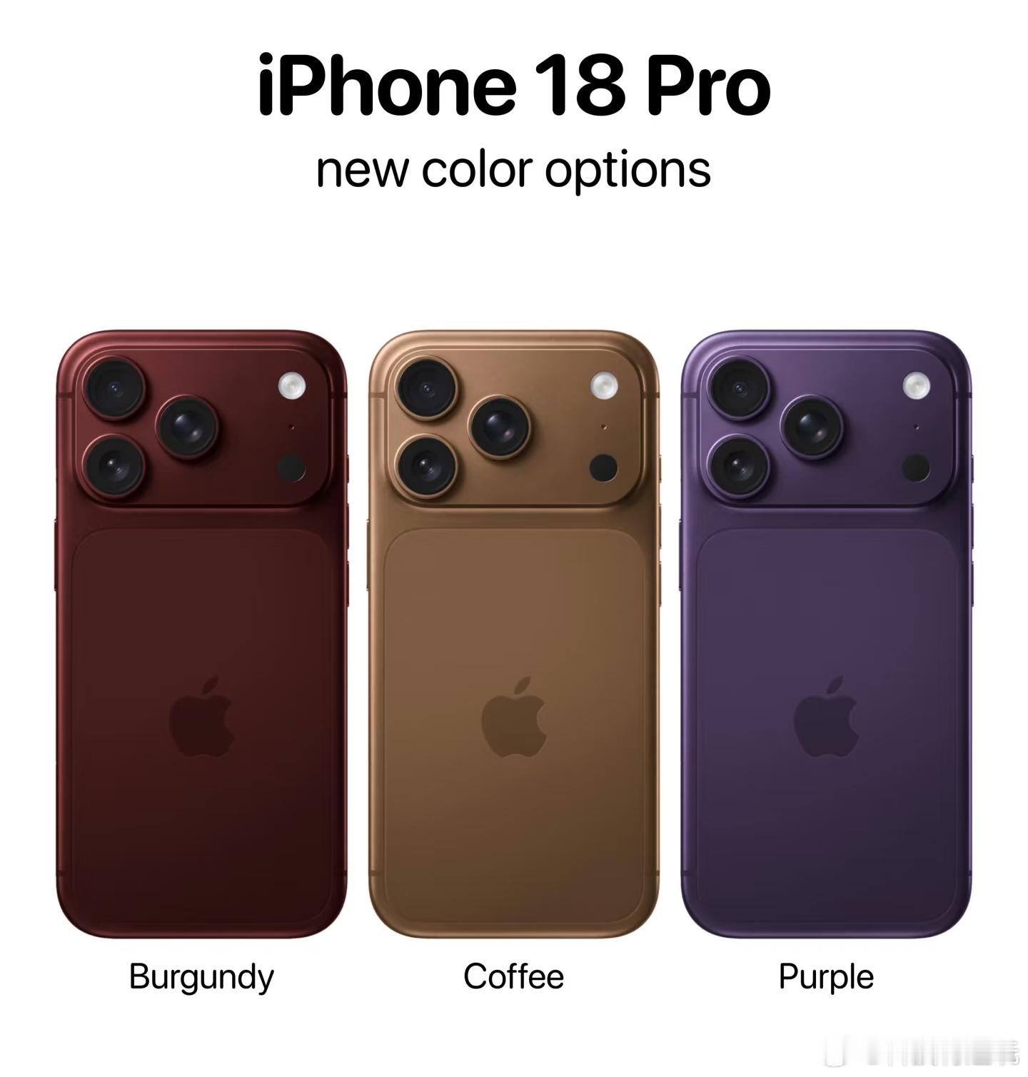 iPhone18Pro前瞻17发布才多久啊？这就开始前瞻18 Pro了？话说这三