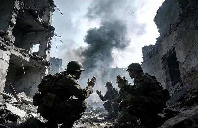 指挥部被一锅端了。卫星被打瞎了，通讯全断了，上级在哪儿都不知道。内鬼还在暗处盯着