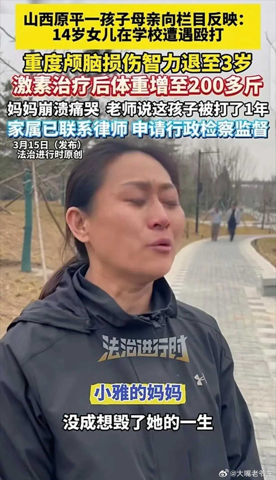 14岁女儿在校被打智力退至3岁 如此严重的伤害，警方为什么不予立案？除了刑事责任