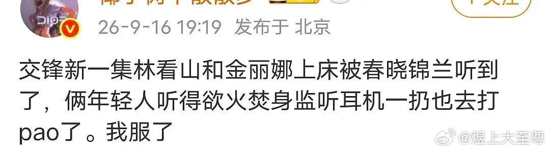 内🐟编剧脑子里都是什么还是所谓平台大剧，还是国安题材，还能这么搞？编剧觉得自己