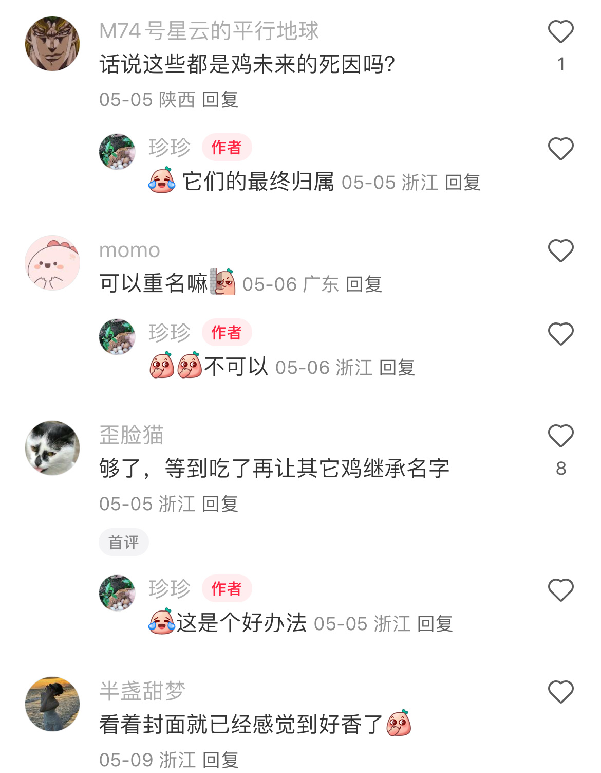每只鸡都有它们的最终归属 