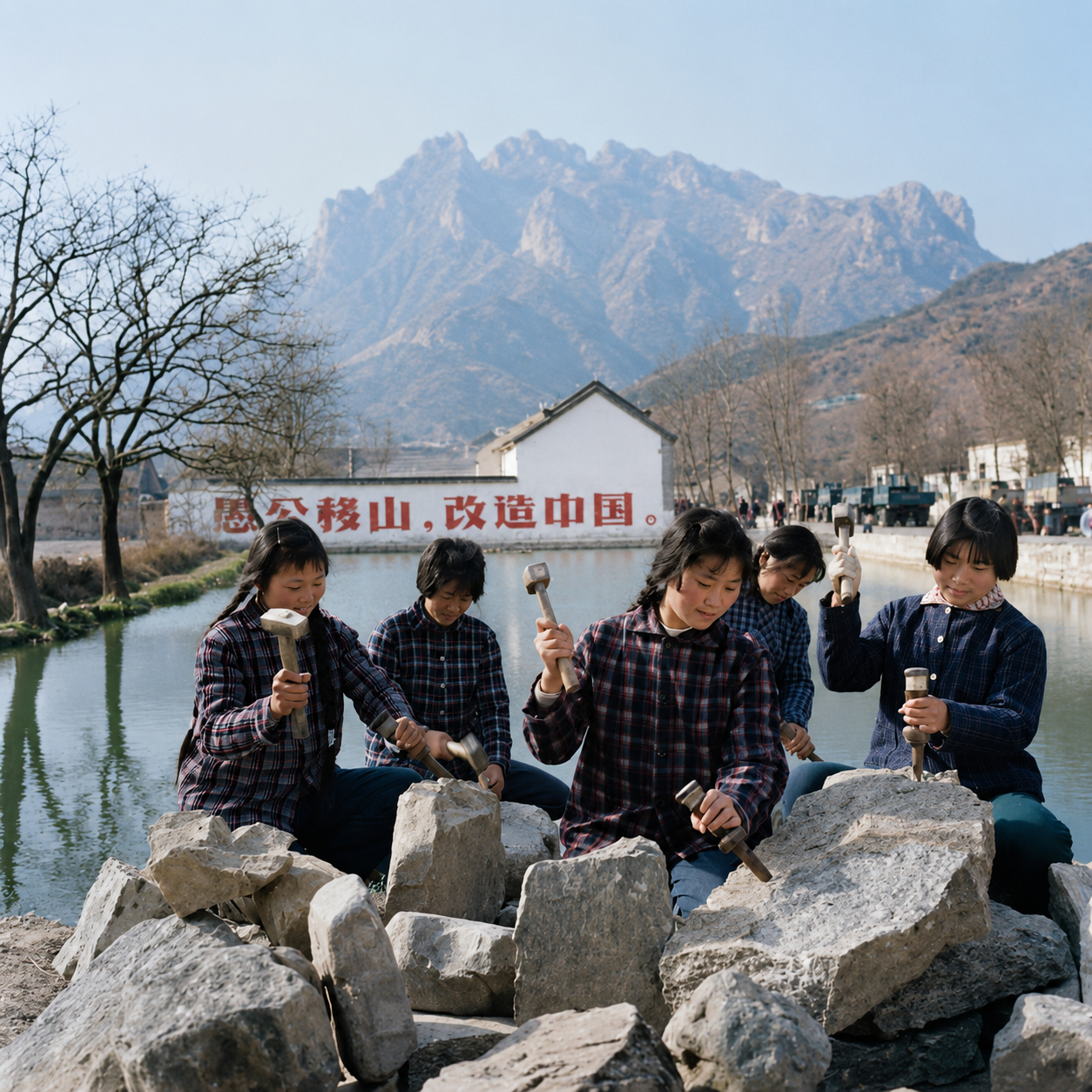采石姑娘，1973年 