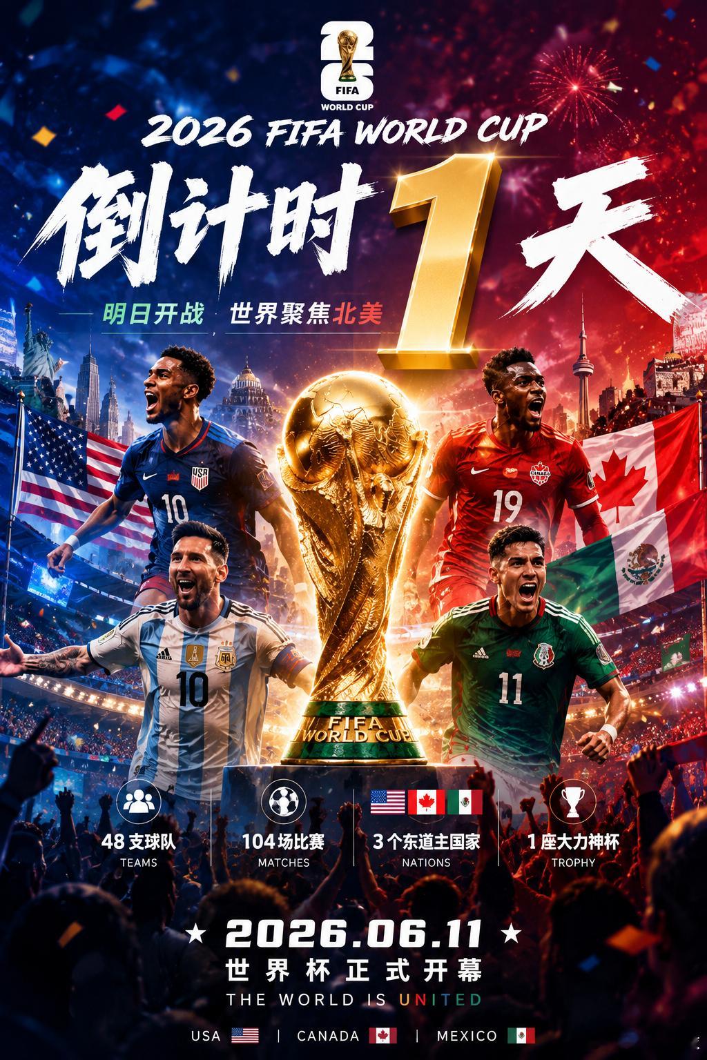 美加墨世界杯 即将启程，准备好开干吧！世界杯