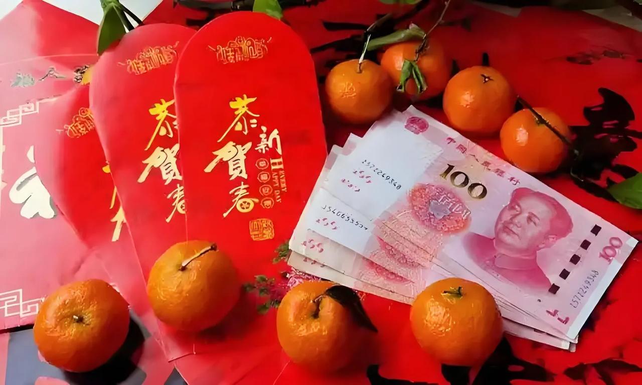 下联：红包礼金迎春来。