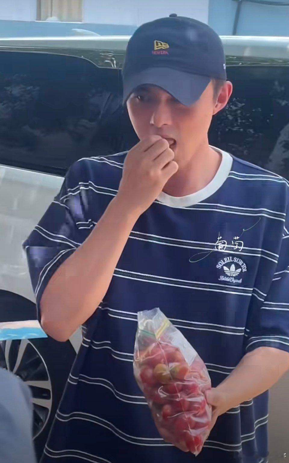 叶祖新老家到底种了多少地别说，他这些东西还挺健康的，自己家种的玉米，自己家种的小