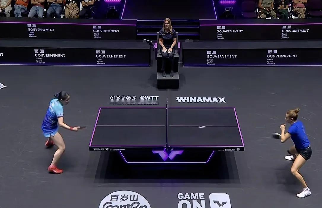 WTT蒙彼利埃冠军赛女单1/16决赛：
张本美和大比分3：0胜高桥·布鲁娜，
三