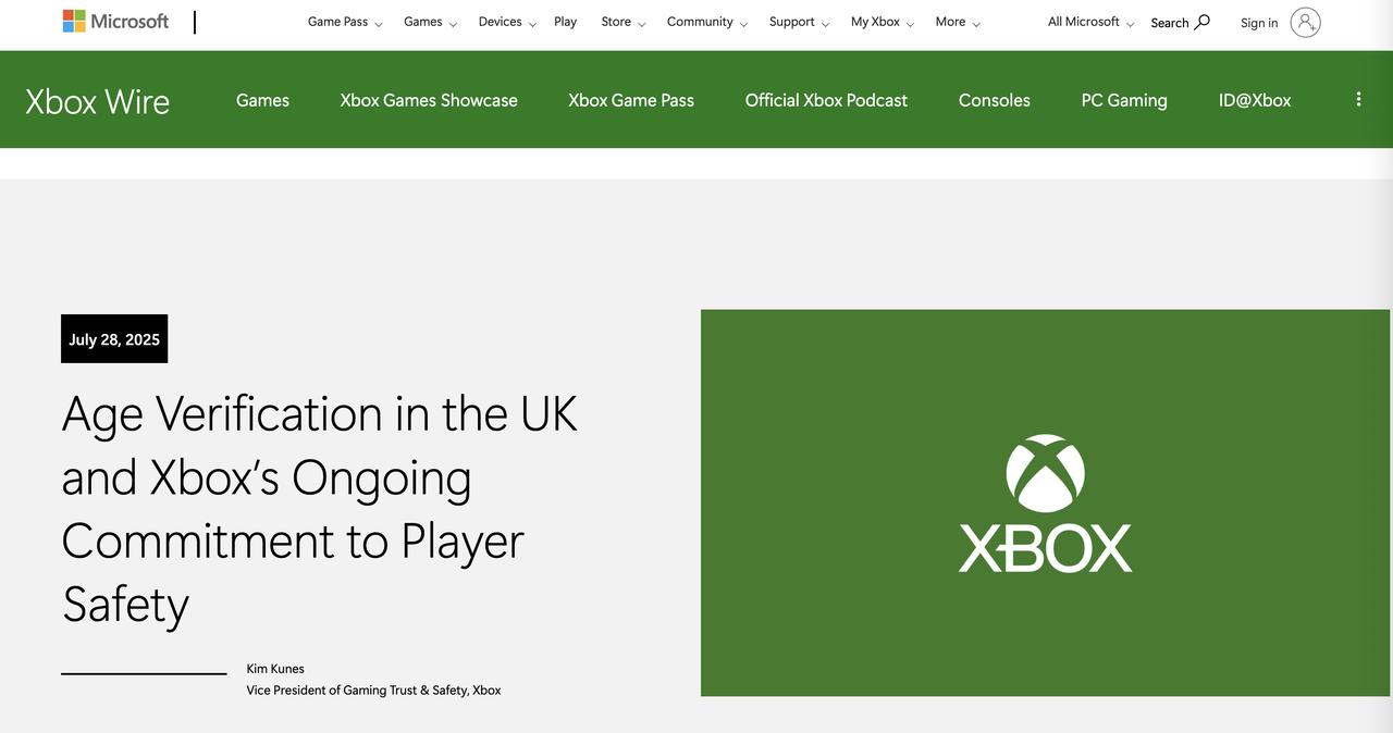 Xbox 英国用户将被逐步要求年龄验证，社交功能受限通知正式上线

微软已于 2