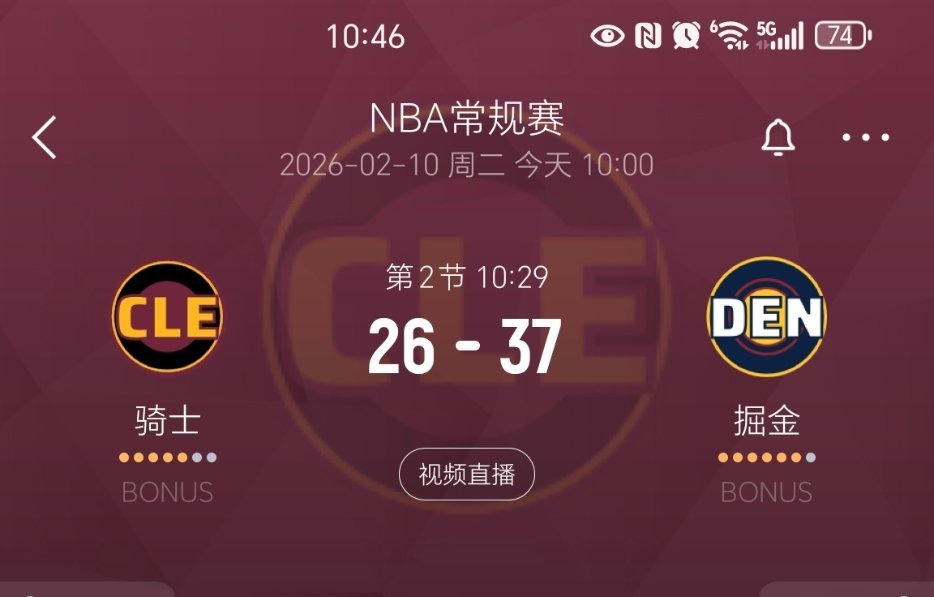 骑士这两场三分投的，有失水准。骑士vs掘金