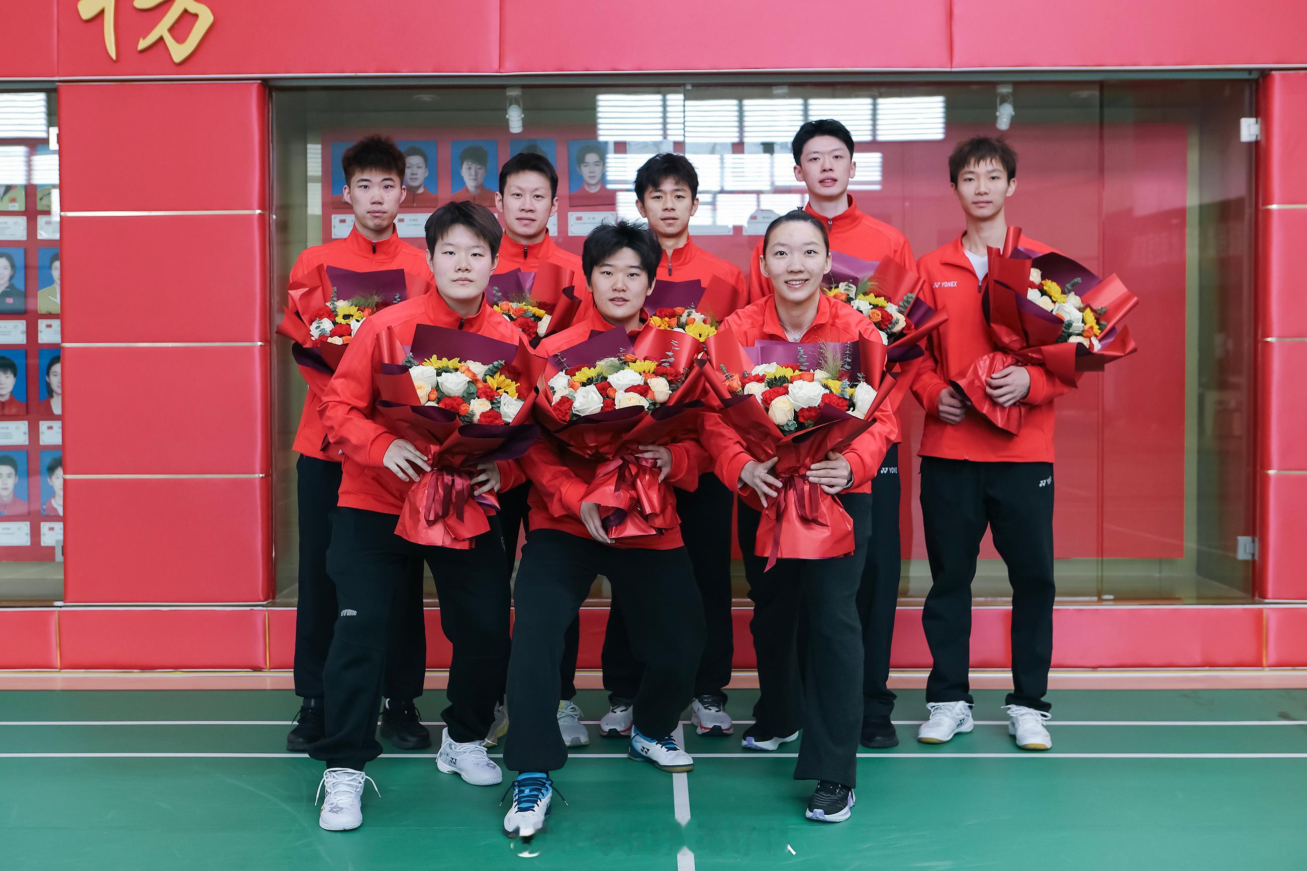 2月10日，中国羽毛球队在北京举行了世界冠军登榜仪式。本次登榜仪式共新增了8名世