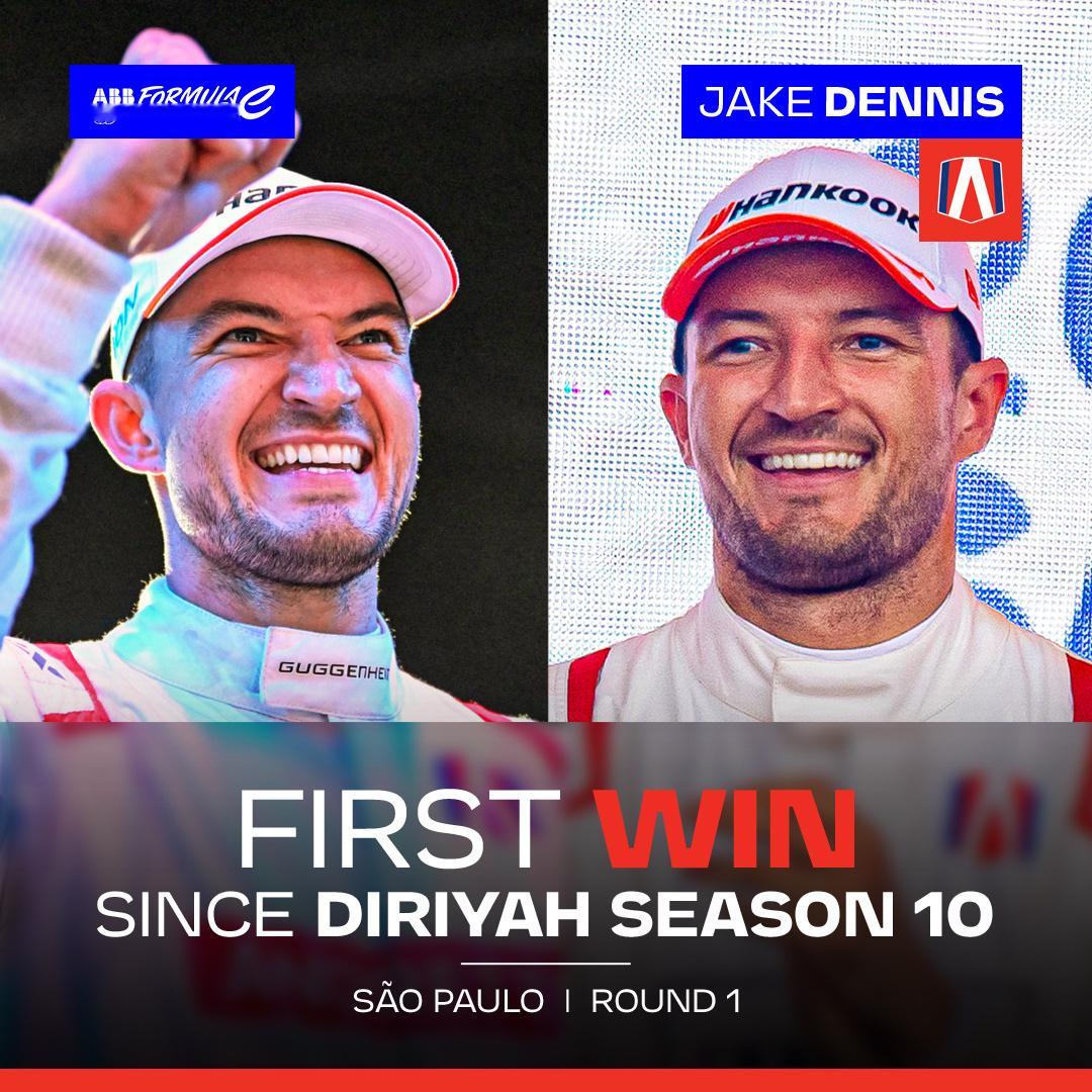 FormulaE  丹尼斯给新赛季开了个好头！🏆FE电动方程式FE圣保罗站