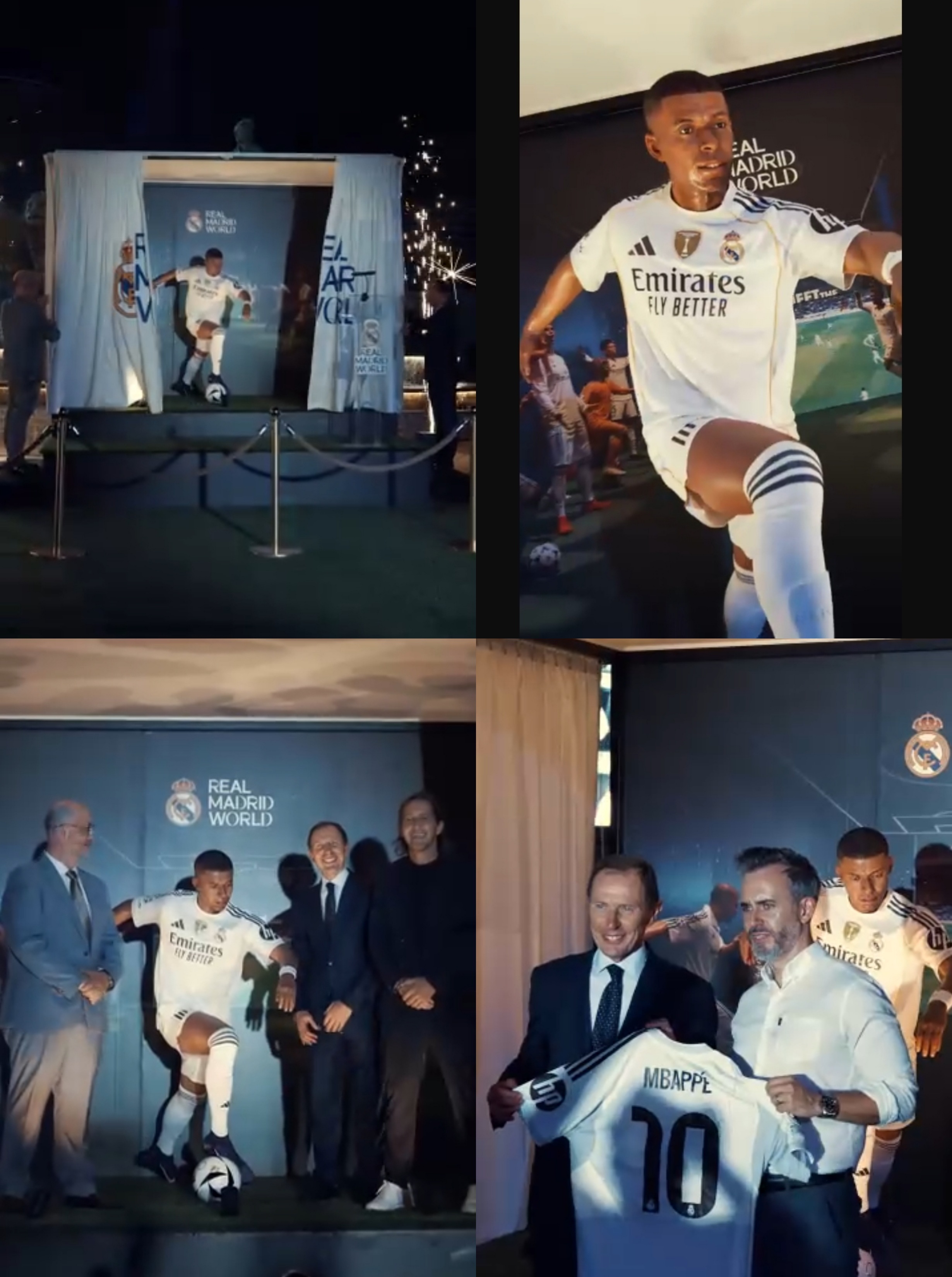 马卡：在迪拜皇马主题公园的皇马蜡像馆中，新增了一尊姆巴佩的雕像。姆巴佩halam