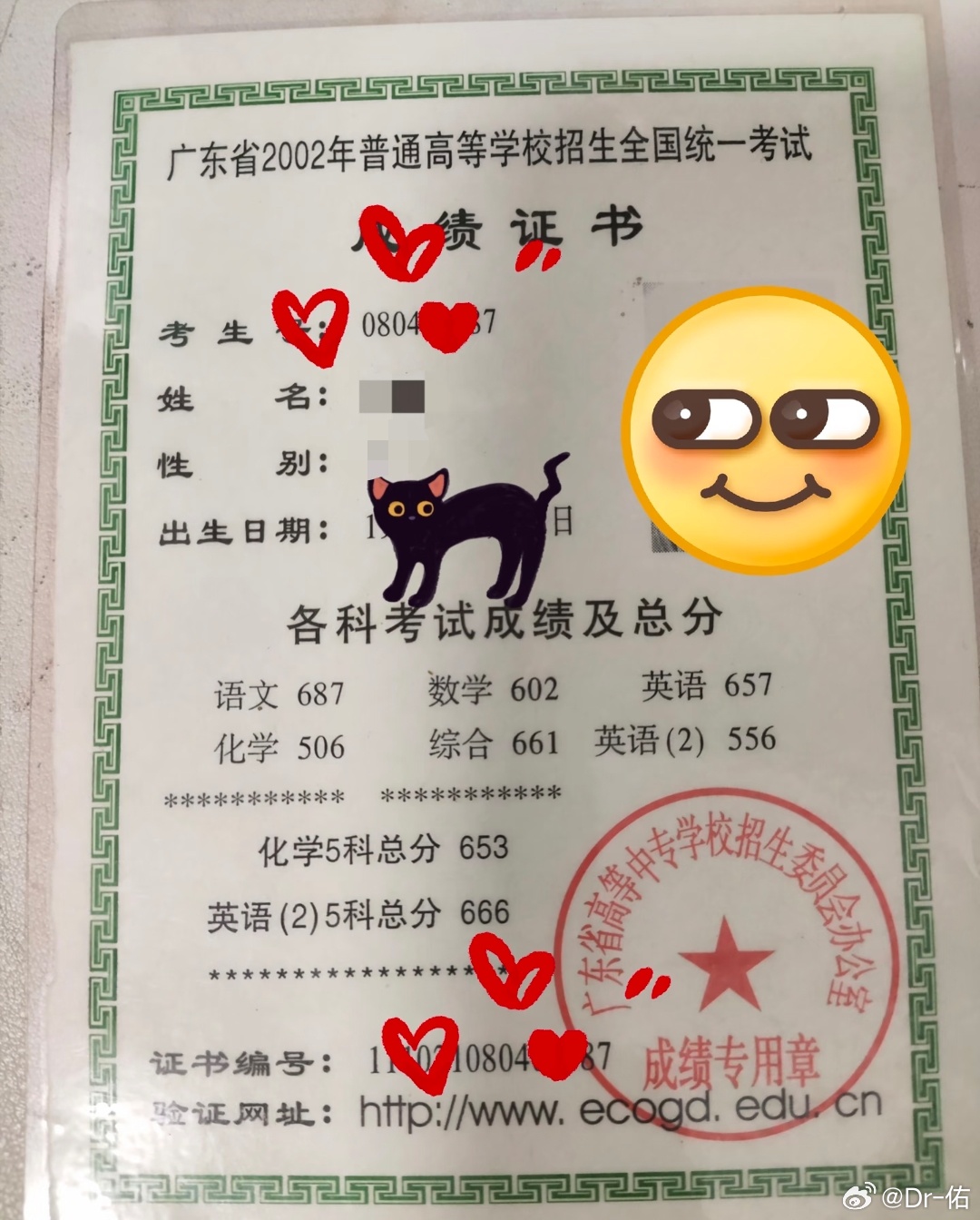 那一年，考得不好，选了个三流的学校，做了个不入流的医生广东孩纸的标准分，你看得懂