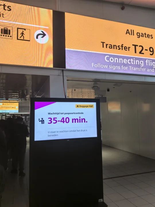 荷兰阿姆斯特丹落地记录