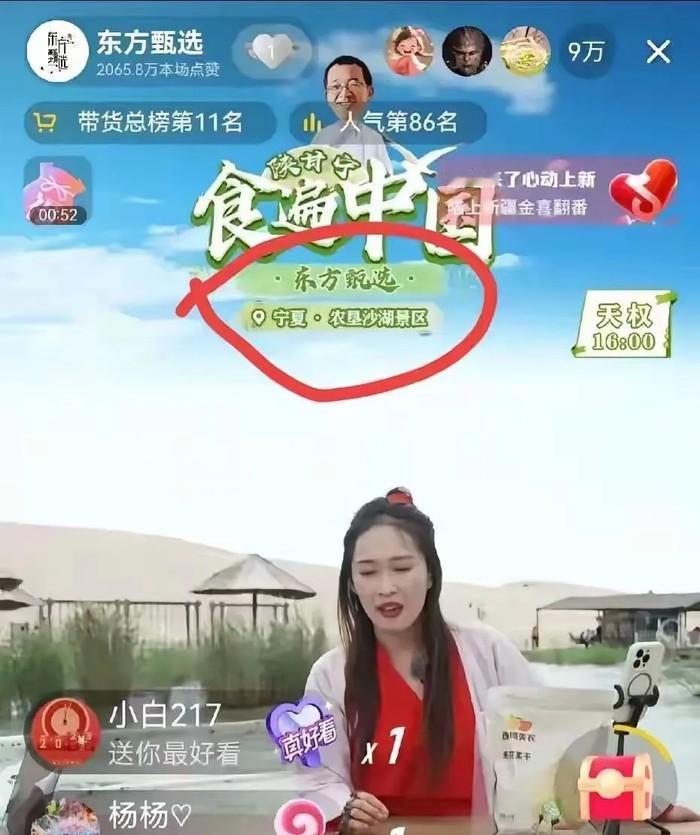 某选在宁夏带货，选了最有名的景区当背景，本想给当地文旅宣传一把，结果呢？当地文旅