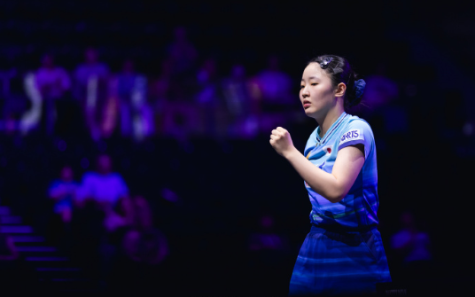 形势不利！陈幸同第二局7-11不敌张本美和，目前局分0-2落后