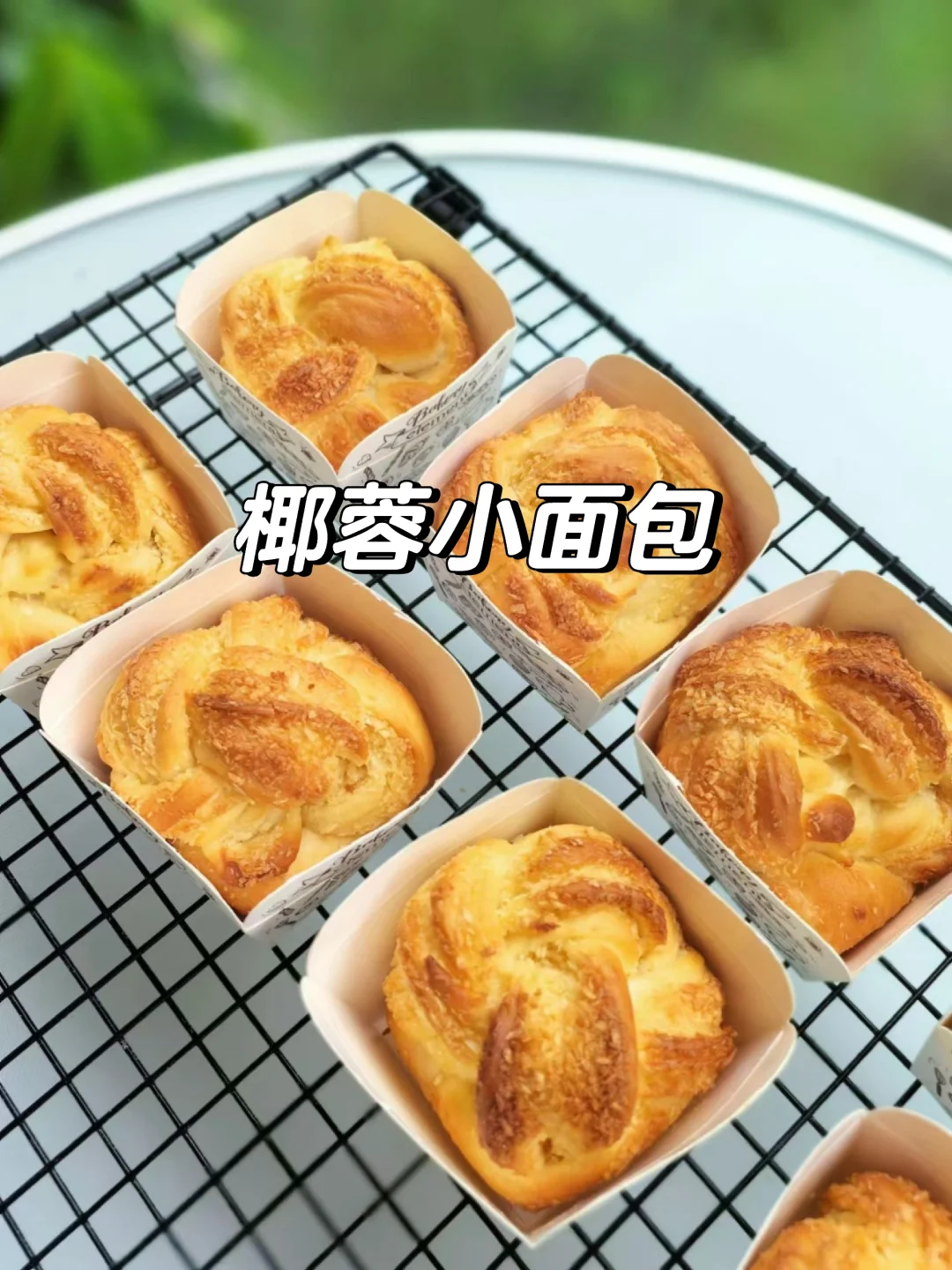 面包机做面团，轻松搞定椰蓉小面包🥧✌
