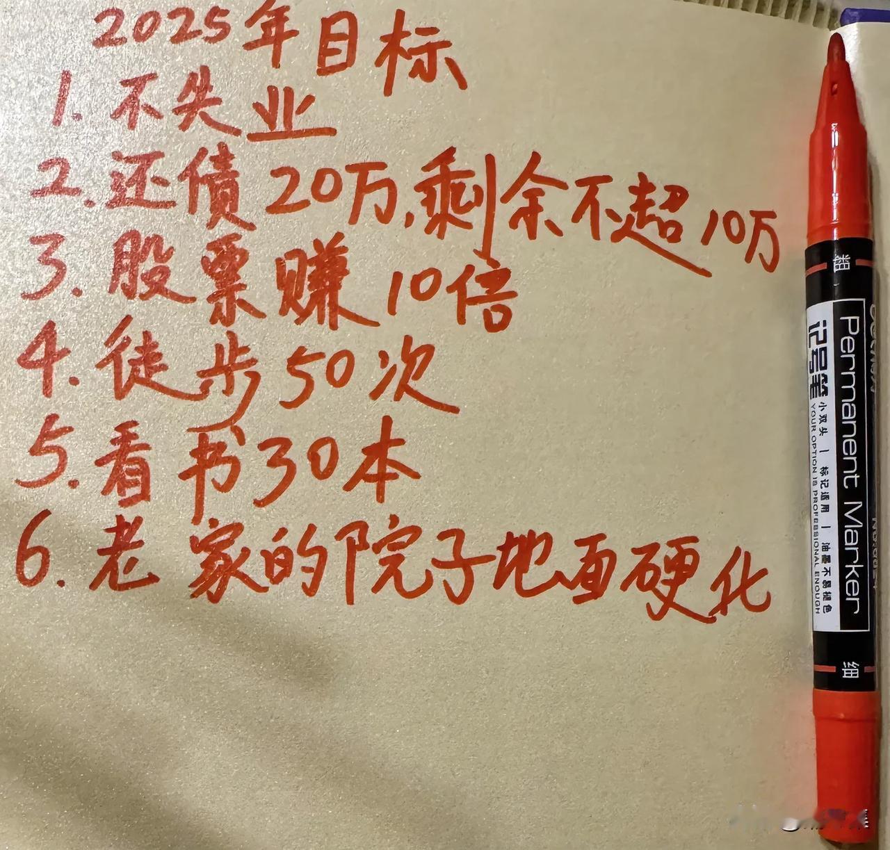 写在2025蛇年新年上班前的愿望，但愿能实现

实现的前提是，一好好工作，多出业