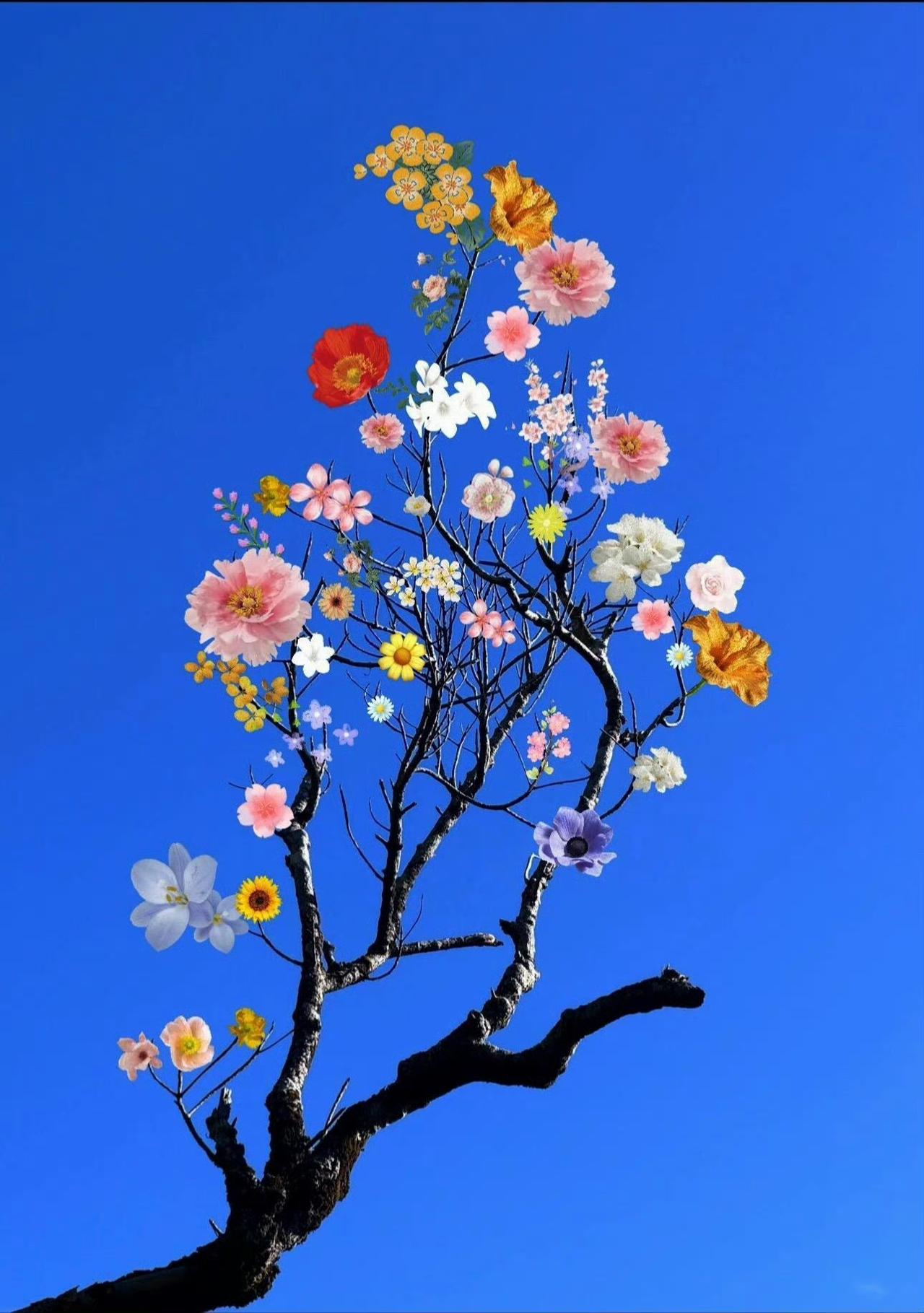 春天适合开花
我们适合开心