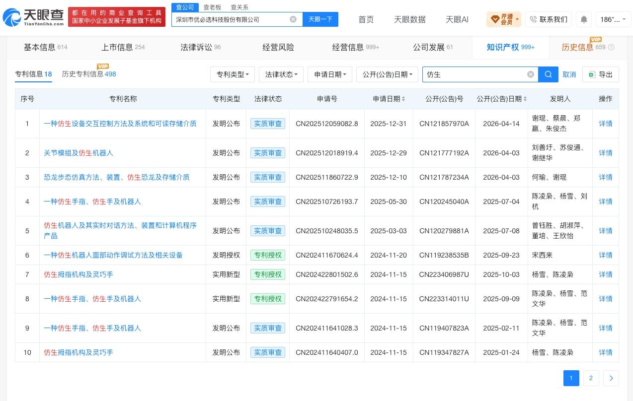 优必选对外投资超100家企业
优必选拥有超10项仿生专利机器人伴侣价格11.98