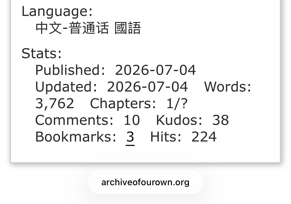开了新坑准备放生式更新，一晚上过去热度居然不错，我要努力了。💪 