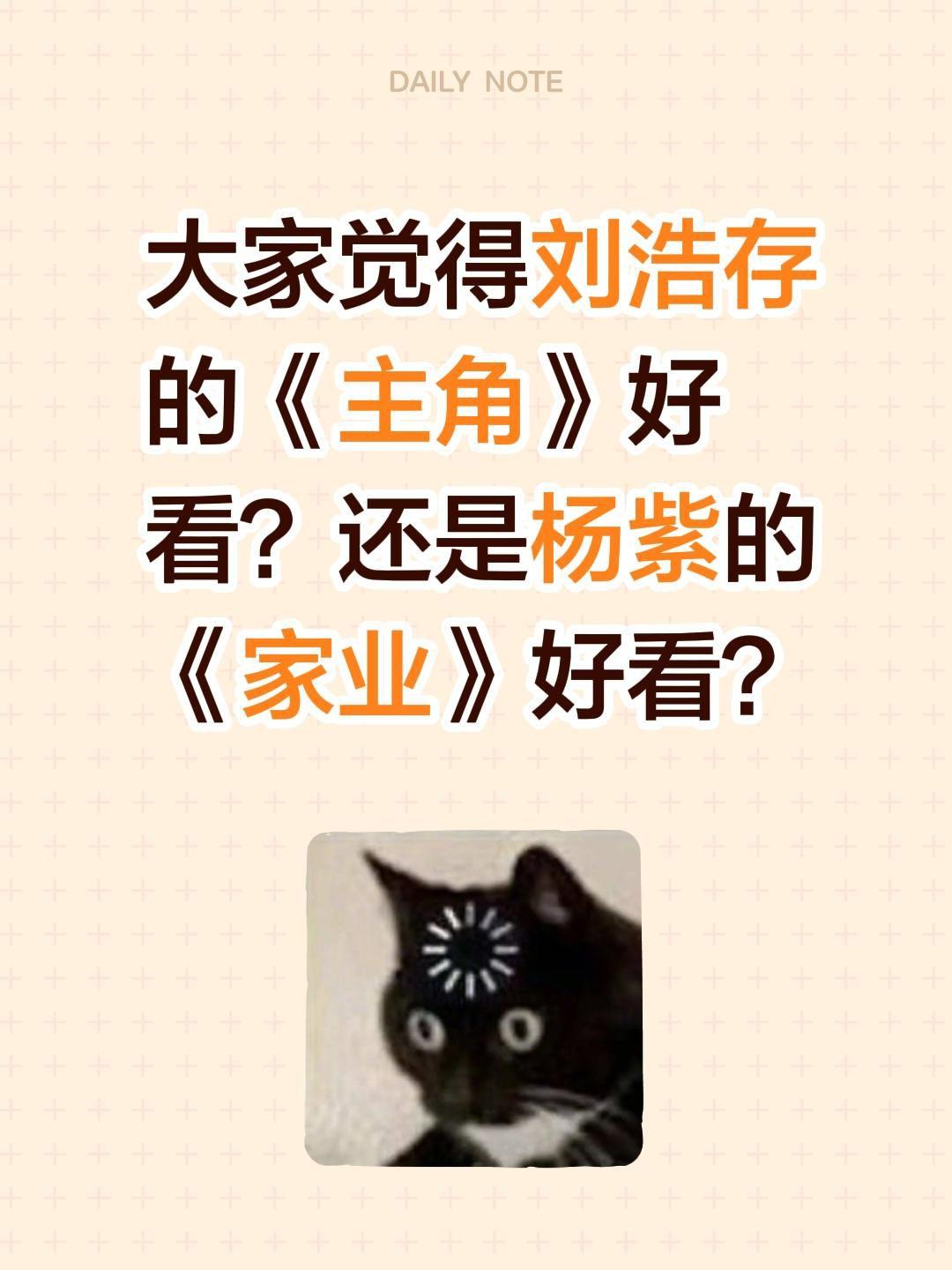 大家觉得刘浩存的《主角》好看？还是杨紫的《家业》好看？刘浩存 电视剧主角 杨紫 
