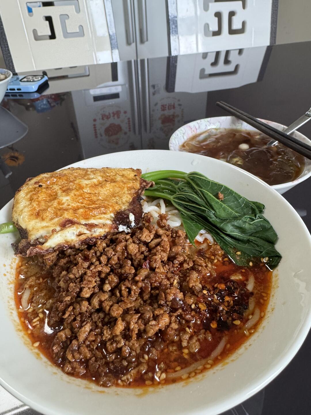 重庆小面+冰粉