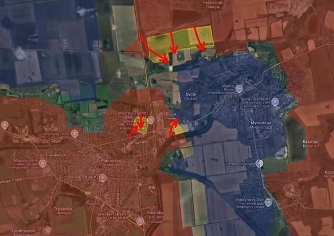 红军城超过90%的区域已经被俄军控制着了，拿下红军城真的是指日可待啊！
之前龟缩