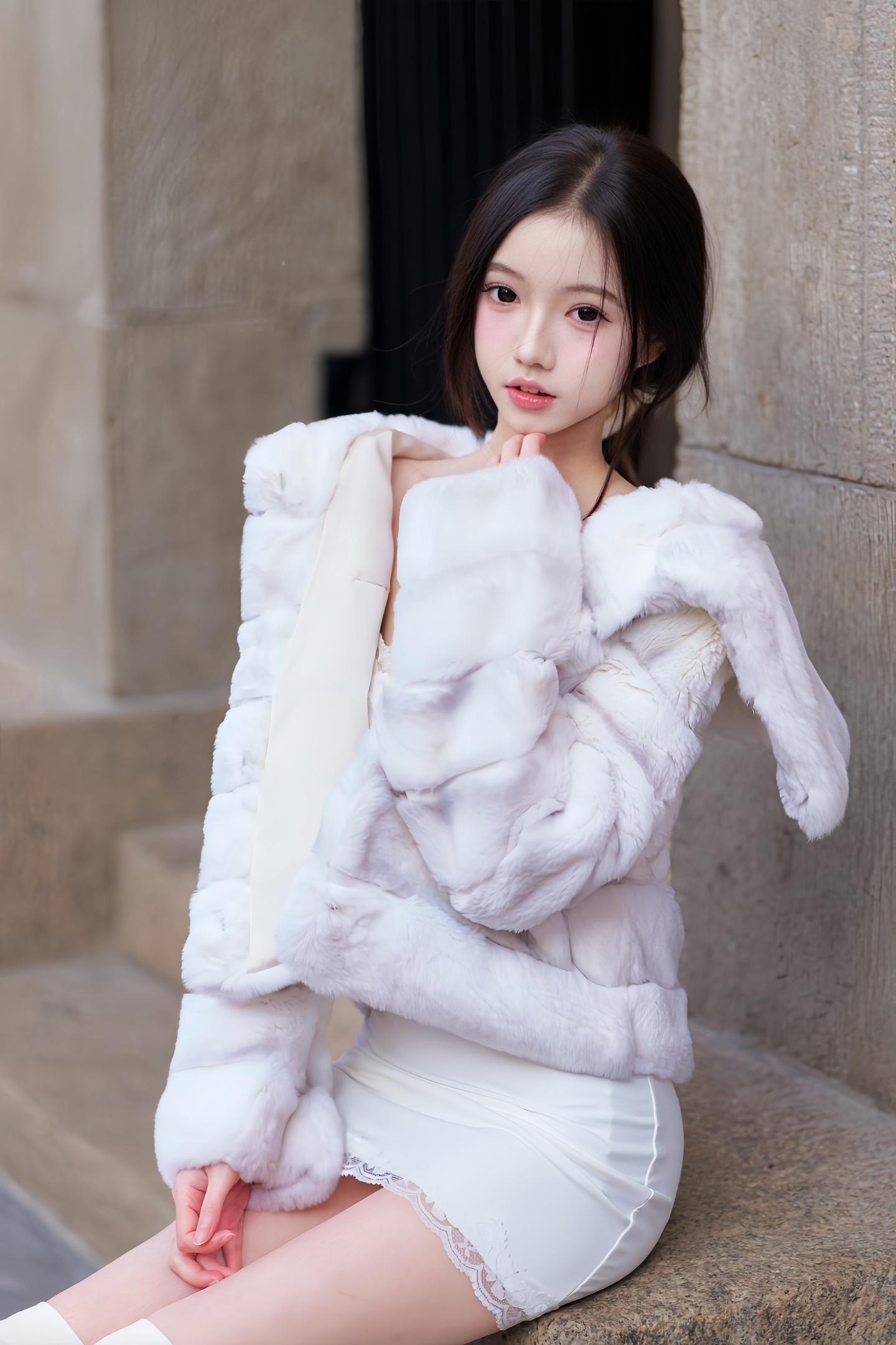 07 腼腆内向社恐文静小女生