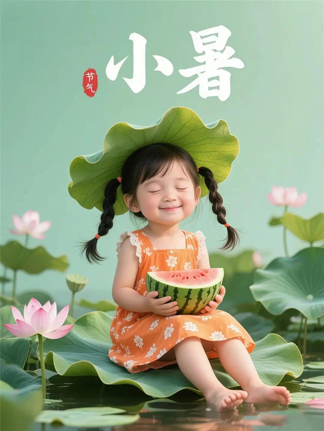 清晨问好，今日小暑如约而至🌿。草木繁茂葱郁，蝉声此起彼伏，盛夏画卷缓缓舒展。愿