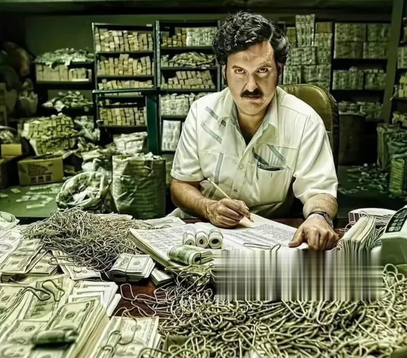 大毒枭多有钱?每月橡皮筋就花费2500美元!
哥伦比亚的传奇大毒枭巴勃罗-埃斯科