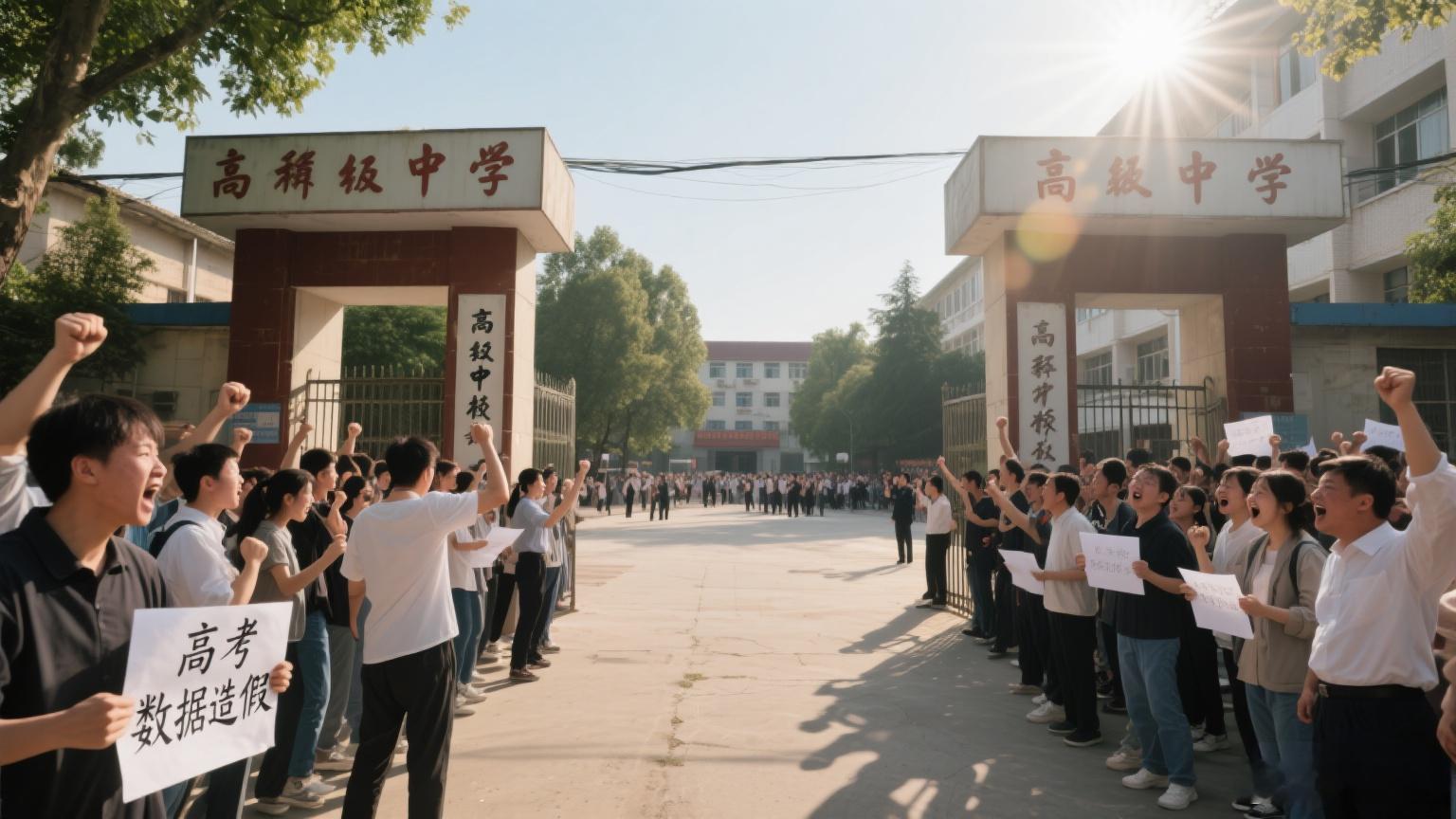 贵州两民办校互撕高考数据造假 近日，贵州省毕节市两所民办学校因中高考数据造假指责
