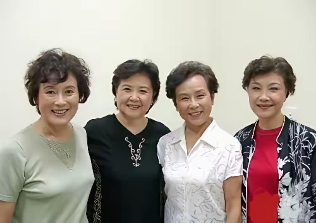 4位上影制片厂的资深演员同框：

我只认出了凤眼如虹、笑容如璐的严永瑄，细眉飞扬