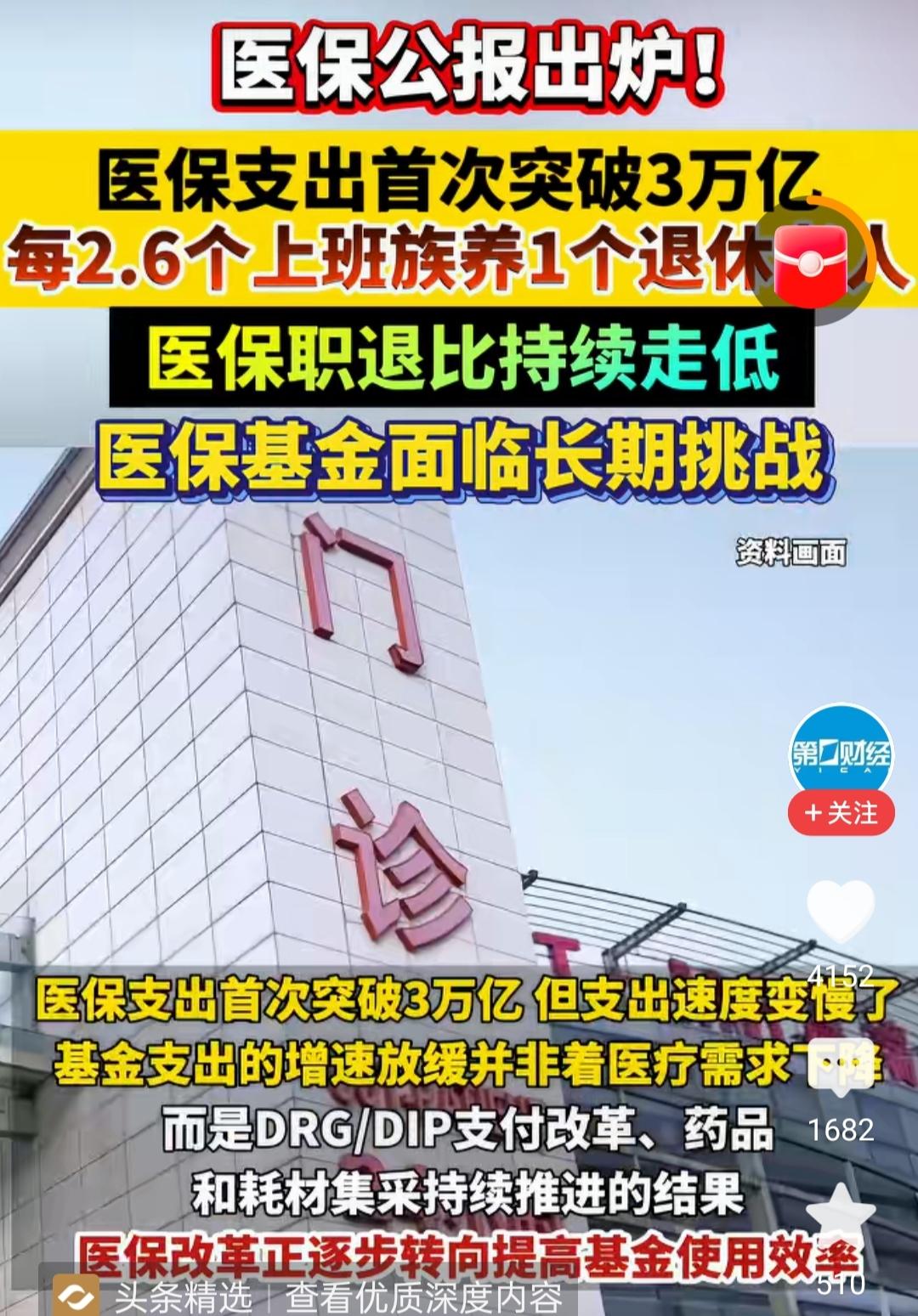 医保一年花了3万亿，增速却创5年新低！这数据你读懂了吗？

刚出炉的2025年医