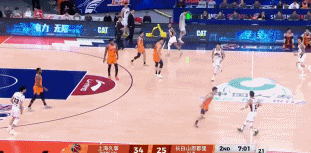 神准！闫鹏飞10中10砍下21分7板 罚球2中1cba