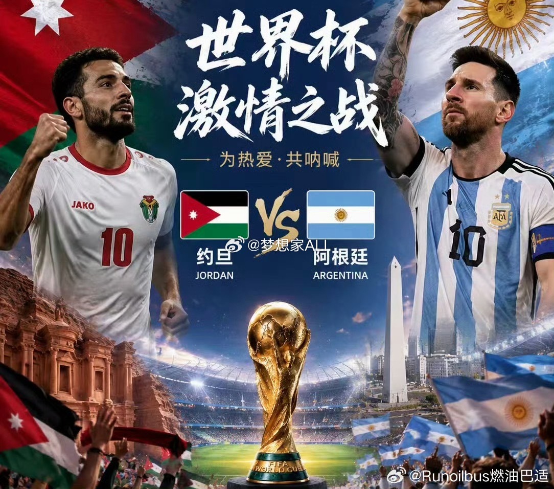 明天上午10:00🏆⚽️在燃油巴适看约旦🇯🇴vs阿根廷🇦🇷有一起的么❓