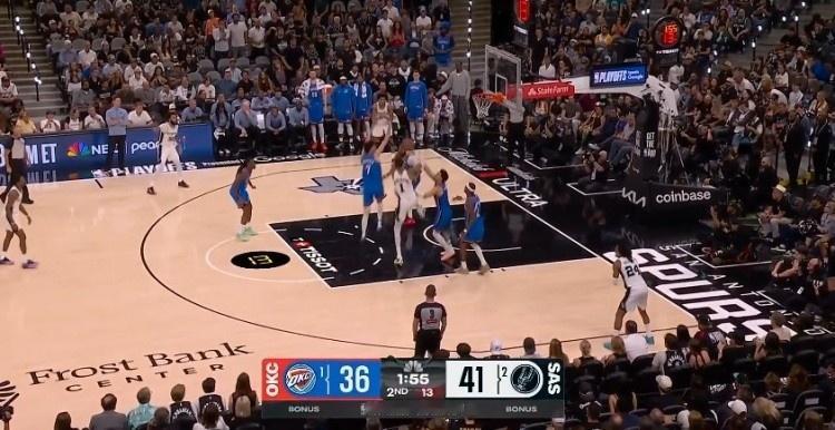 周琦惊讶文班骚操作！杨健：你可别这么练，周琦：不会，我可来不了
今日NBA西决G