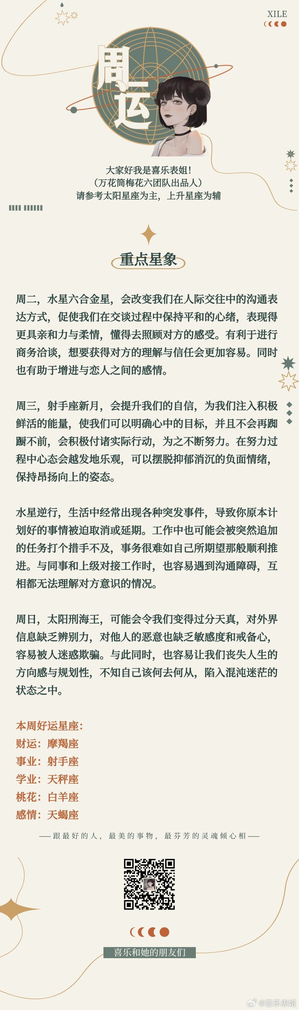 喜乐每周好运播报 2023.12.11-12.17#暖冬许愿季# ​​​