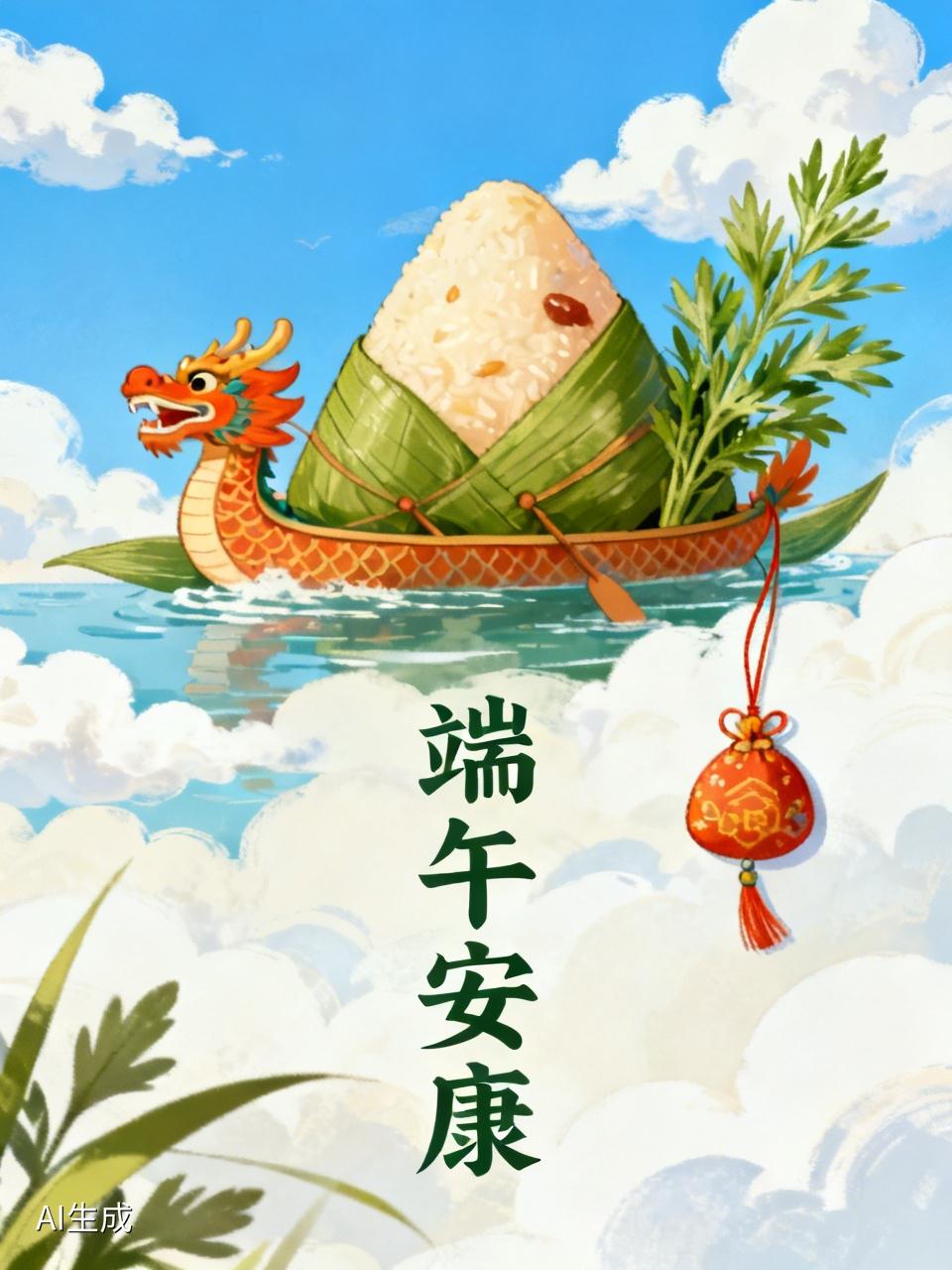 端午到啦，祝愿大家像那饱满的粽子一样，生活充实又甜蜜。愿你在这个节日里，远离烦恼