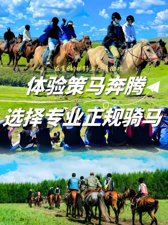内蒙古专业正规骑马🐴满满的安心😘