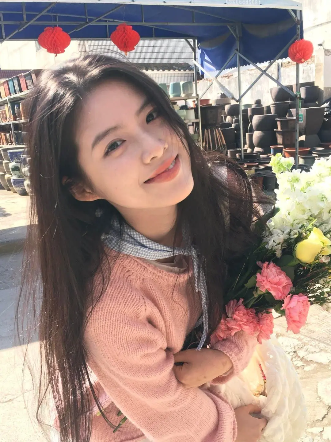 希望所有烦恼都离你远远的 少女感 纯欲天花板 治愈系笑容 春日氛围感
