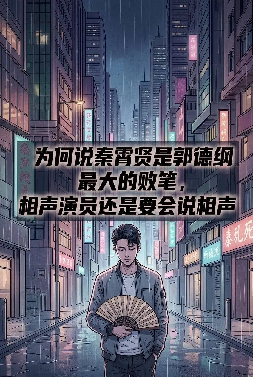 为何说秦霄贤是郭德纲最大的败笔，相声演员。还是要会说相声
