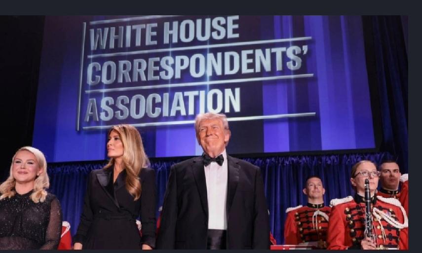 白宫记者晚宴传枪声特朗普:枪手已被捕|。美国当地时间4月25日，美国华盛顿希尔顿