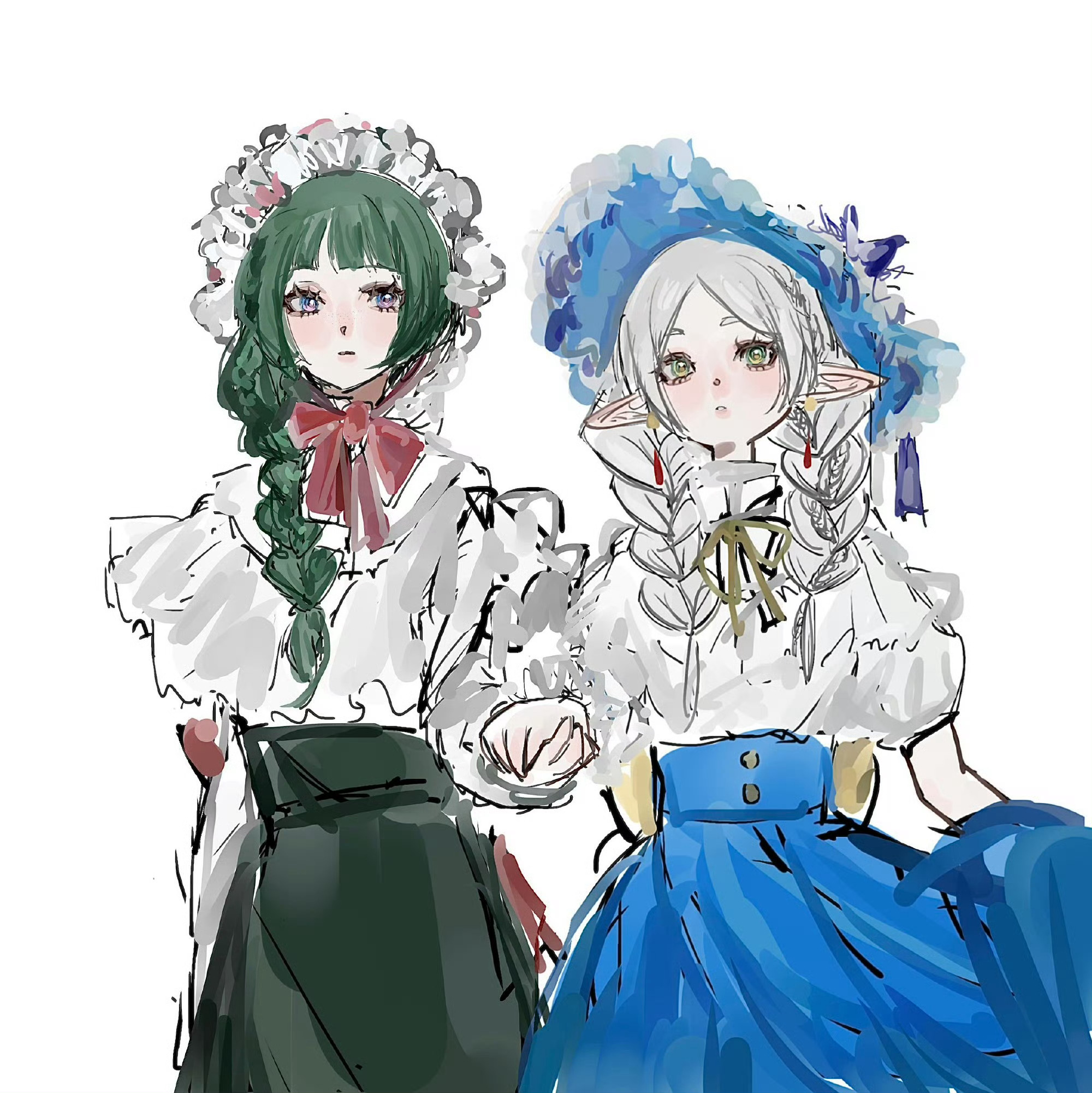 「葬送的芙莉莲」 猫猫× 芙芙 双厨狂喜！Twitter：Leigh_113N 