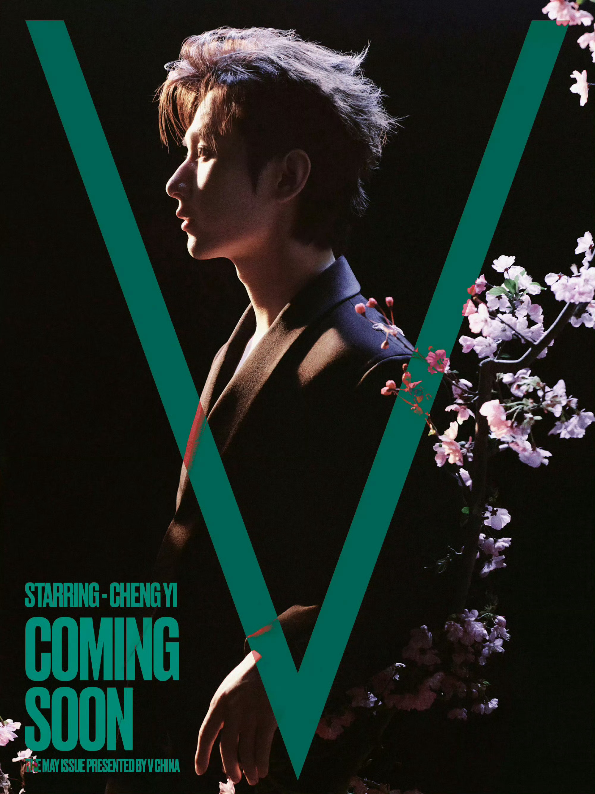 成毅V中文版五月刊封面预告，即将解锁全新主流女刊