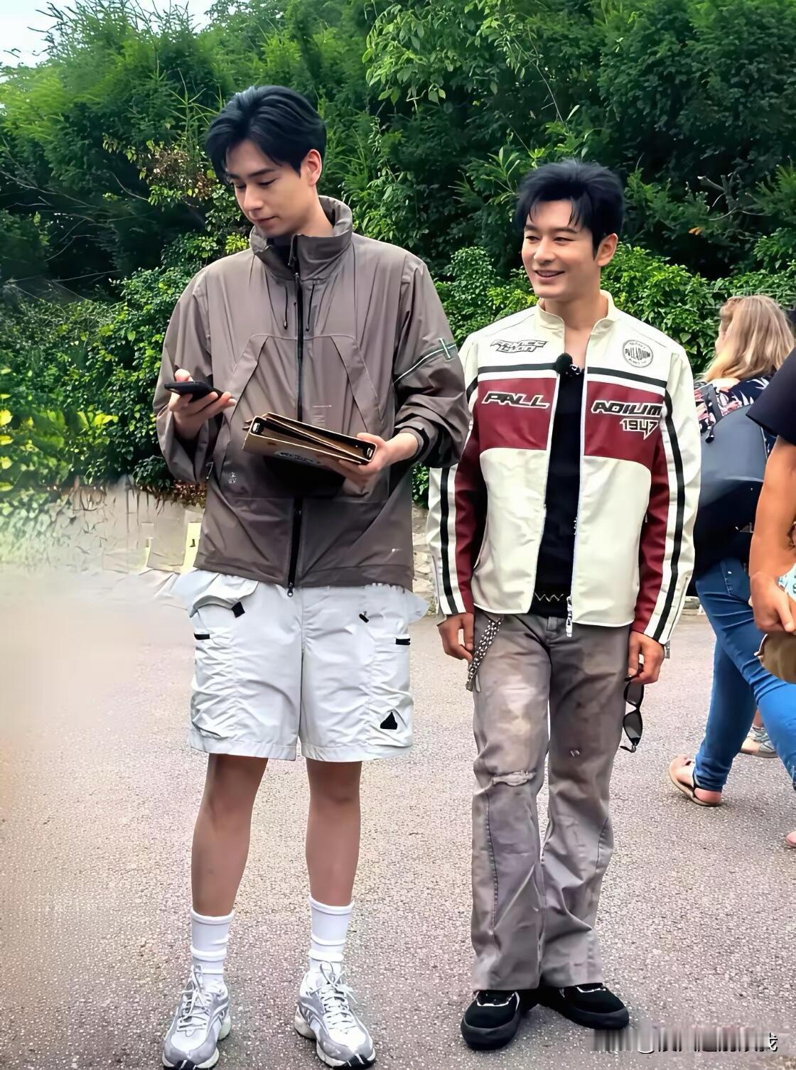 黄晓明，胡一天，黄晓明好矮啊