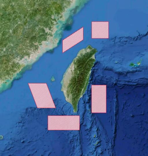 台湾岛一圈全是解放军，舰机多向突破台岛12海里，台当局雷达上满屏飞机，军舰将台岛