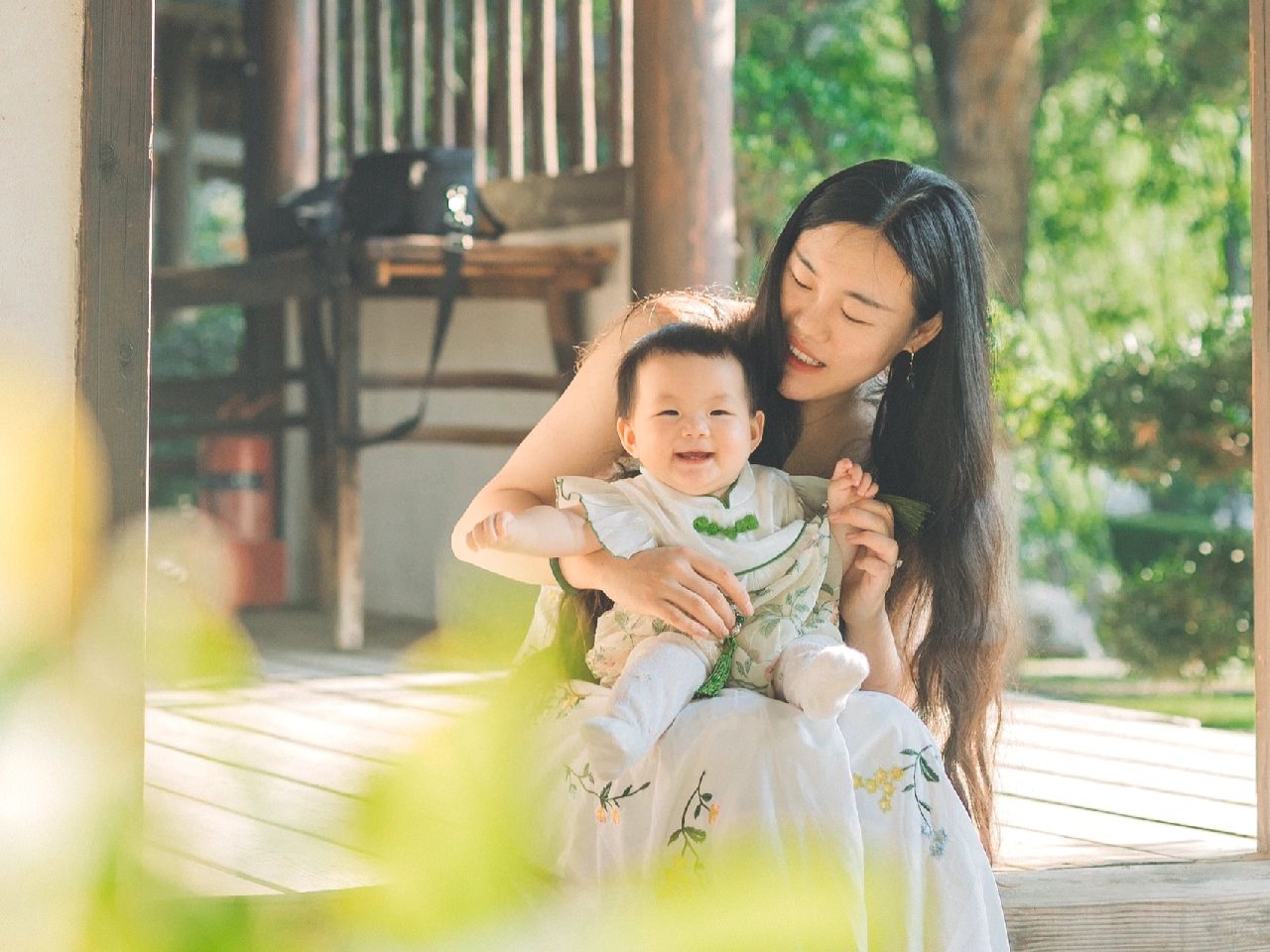 妈妈，不是我不乖，只是因为…有你在🥹