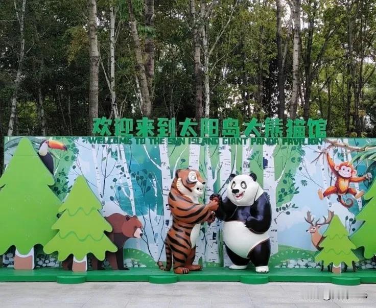 大熊猫来太阳岛了，排队2小时，看了2分钟🐼