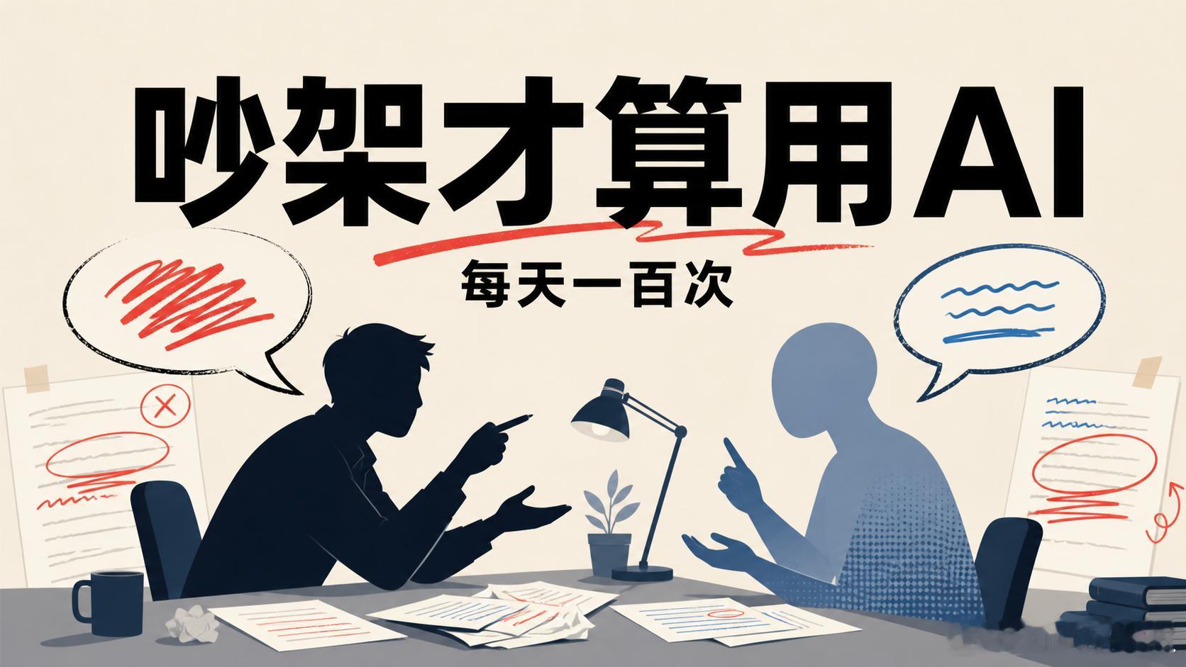 每天跟 AI 说话不到一百次的人，先别谈转型。别急着反驳。先回想一下：昨天，你跟